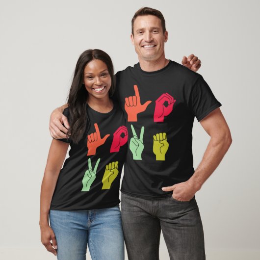 Love Sign ASL Deaf Pride T-shirt (Unisex)