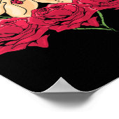 Love Sign Language Roos Heart ASL Awareness Deaf P Poster (Hoek)