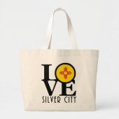 LOVE Silver City Grote Tote Bag (Voorkant)