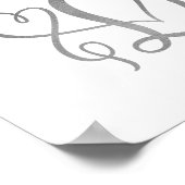 Love Silver Quote Art|Romantic Cute Typography Poster (Hoek)