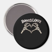 Love Skeleton Hand Classic Magneet (Voorkant / Achterkant)