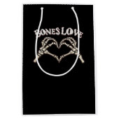 Love Skeleton Hand Classic Medium Cadeauzakje (Voorkant)