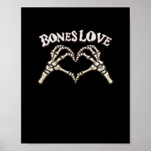 Love Skeleton Hand Classic Poster