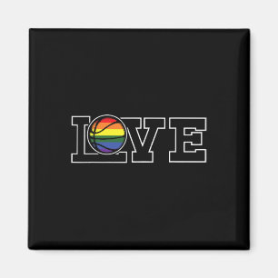 Love Sketll Lgbt-q Gay Pride Regenboog Vlag Sport Magneet