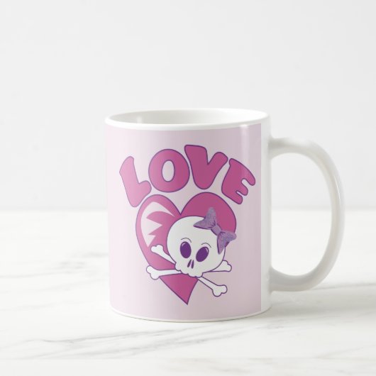 Love Skull Koffiemok (Rechts)