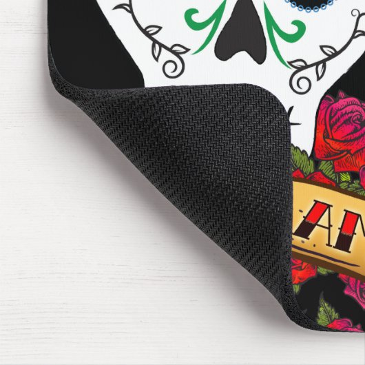 Love Skulls "Amor" Mousepad Muismat (Hoek)