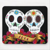 Love Skulls "Amor" Mousepad Muismat (Voorkant)