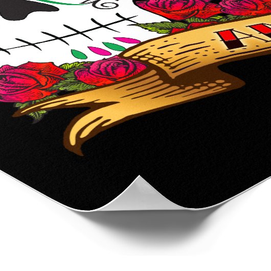 Love Skulls "Amor" Poster (Hoek)