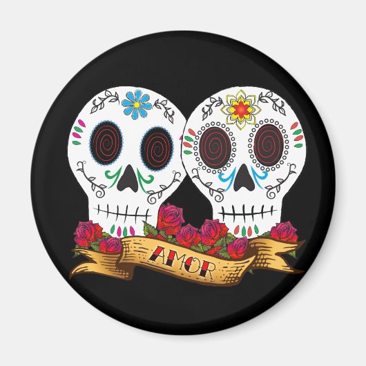 Love Skulls Magnet (Voorkant)