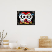 Love Skulls Poster/Print Poster (Keuken)