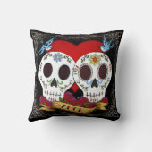 Love Skulls Sierkussen (Achterkant)