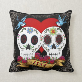 Love Skulls Sierkussen