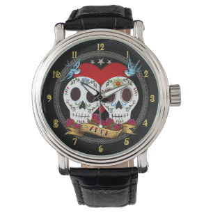 Love Skulls Watch Horloge