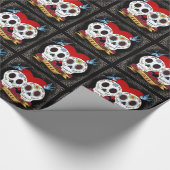 Love Skulls Wrapping Paper Cadeaupapier (Hoek)