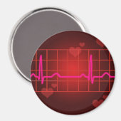 Love slaat Large Magnet (Voorkant / Achterkant)