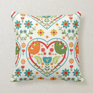 Love Sloth Brightfolk Kussen
