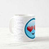 LOVE SMILLE KOFFIEMOK (Voorkant links)