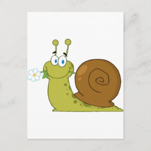Love Snail Briefkaart