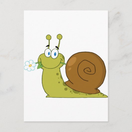 Love Snail Briefkaart (Voorkant)