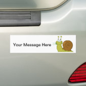 Love Snail Bumpersticker (Op auto)