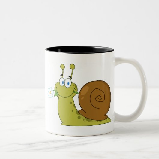 Love Snail Tweekleurige Koffiemok (Rechts)