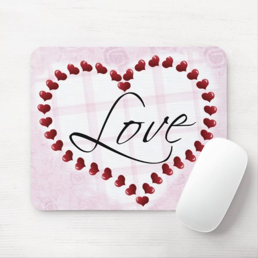 Love Snoep Hearts mousepad Muismat (Met muis)