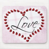 Love Snoep Hearts mousepad Muismat (Voorkant)