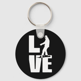 Love Snowboarding Sleutelhanger
