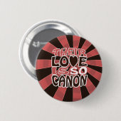 Love So Canon Ronde Button 5,7 Cm (Voorkant /achterkant)