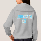 Love Soccer - Baby Blue and White (Achterkant)