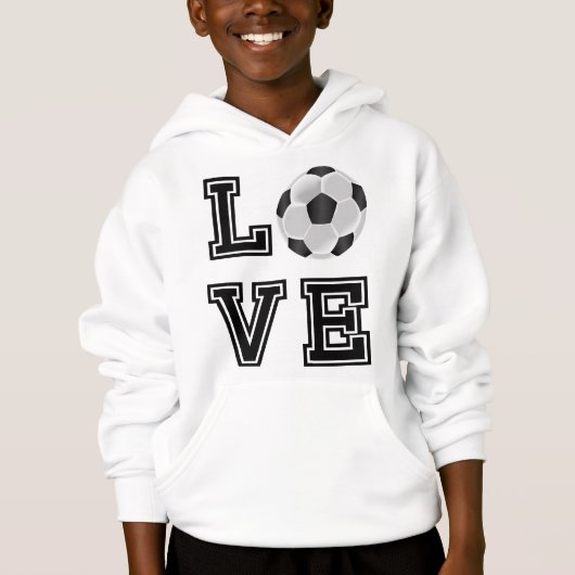 Love Soccer - Black Letters (Voorkant)