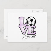 Love Soccer Briefkaart (Voorkant / Achterkant)