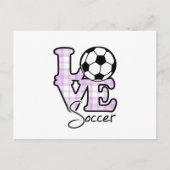 Love Soccer Briefkaart (Voorkant)