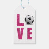Love Soccer Cadeaulabel (Voorkant)