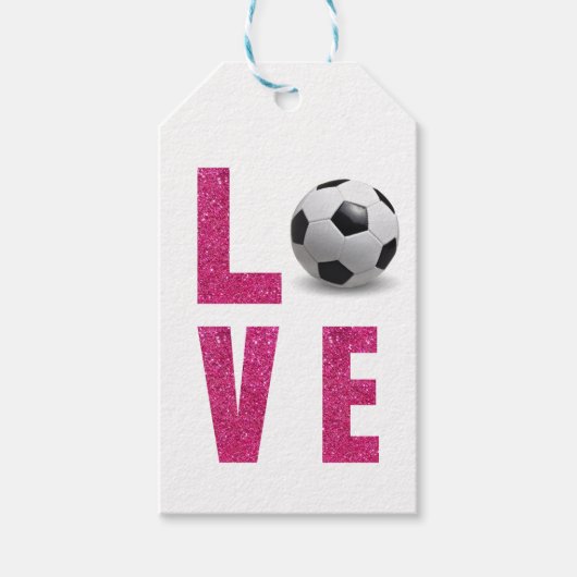 Love Soccer Cadeaulabel (Voorkant)