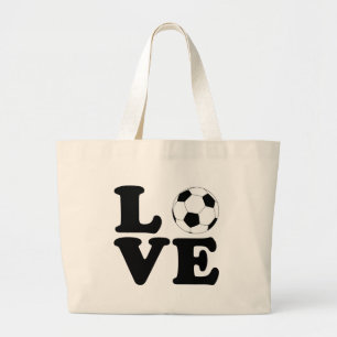 Love Soccer Canvas tas