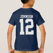 Love Soccer - Eat, Sleep, Repeteren - Boy - Black T-shirt (Achterkant)