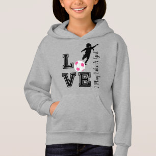 Love Soccer - I Play as a Girl - Roze