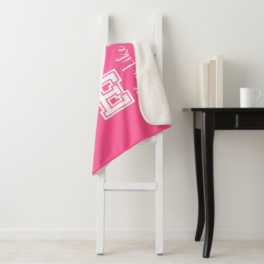 Love Soccer - Ik speel als een meisje Sherpa Deken (In situ)