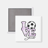 Love Soccer Magneet (Voorkant / Achterkant)