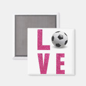 Love Soccer Magneet (Voorkant / Achterkant)