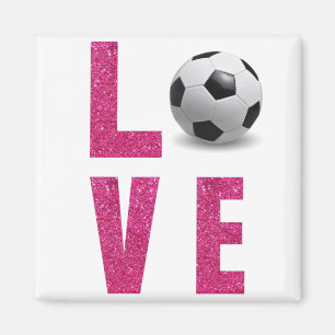 Love Soccer Magneet