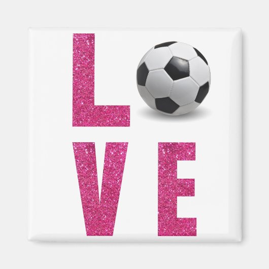 Love Soccer Magneet (Voorkant)