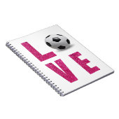Love Soccer Notitieboek (Rechterzijde)