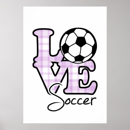 Love Soccer Poster (Voorkant)