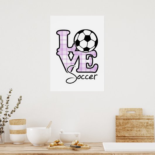 Love Soccer Poster (Keuken)