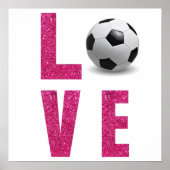 Love Soccer Poster (Voorkant)