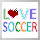 LOVE SOCCER POSTER (Voorkant)
