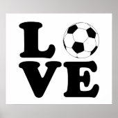Love Soccer print / poster (Voorkant)