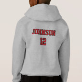 Love Soccer - Red - White Letters (Achterkant)